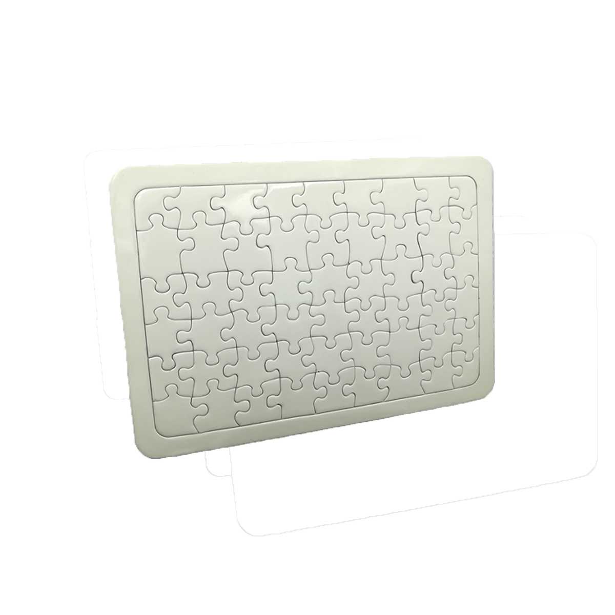 پازل مستطیل کادر دار  A4 خام سابلیمیشن